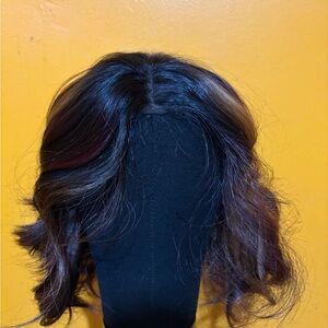 Martini wigs Montana Black, blonde -and burgundy Short Wavy Women's Wig